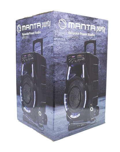 Bluetooth Skaļrunis Manta SPK5033, Party, 40W, Bluetooth, FM Radio