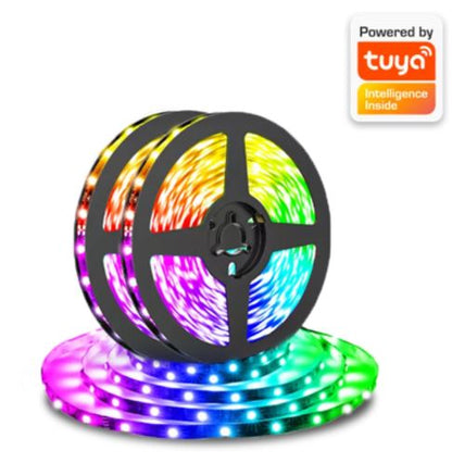 Wi-Fi light strip 5m, RGB/White, Denver LSC-531