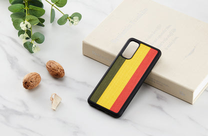 Galaxy S20 Wooden Case Reggae Black - MAN&amp;WOOD