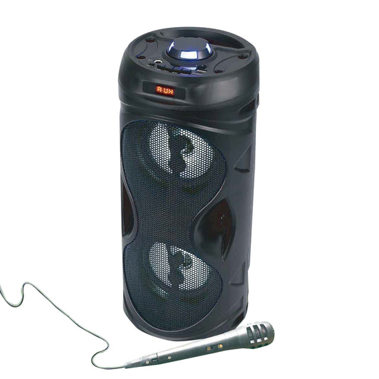 Bluetooth Speaker with Karaoke, 15W, Disco LED, FM Radio, Manta SPK815