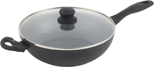 Wok with marble effect, 28cm - Russell Hobbs