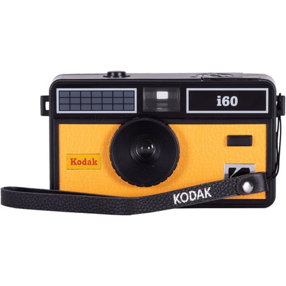 Retro Kamera ar Nostalgisku Dizainu - Kodak i60 Melna/Dzeltena