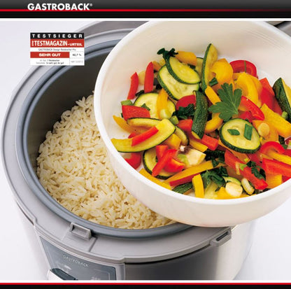Рисоварка Gastroback 42518 Design Rice Cooker Pro, емкость 5 л