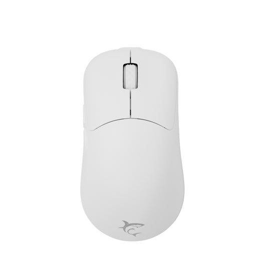Wireless optical computer mouse with 6 buttons, White Shark WGM-5015 Aero White, 6400 DPI