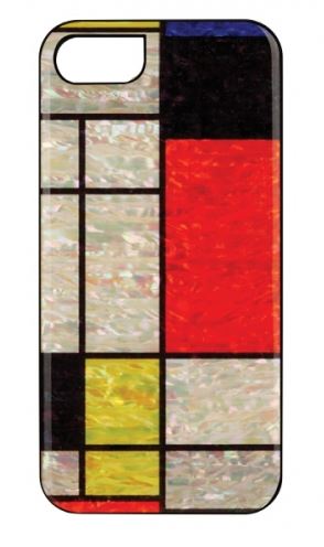 iPhone 8/7 case Mondrian Black iKins