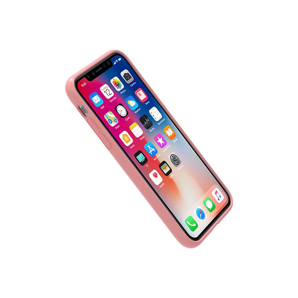 Shockproof iPhone XS Max cover pink - Devia