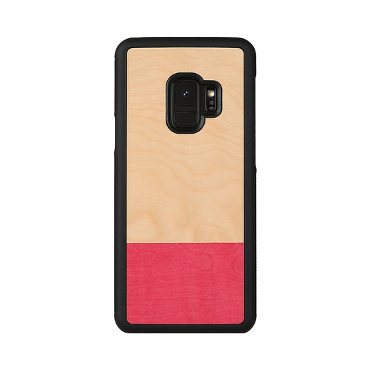 Smartphone case made of natural wood for Samsung Galaxy S9, MAN&amp;WOOD