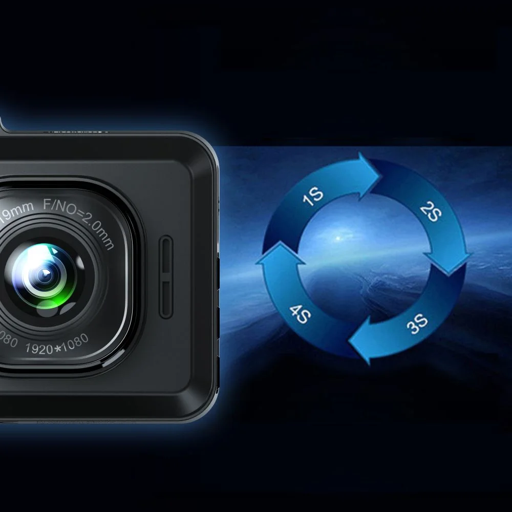 Автомобильный видеорегистратор FHD с камерой заднего вида Manta DVR504F DUO Black