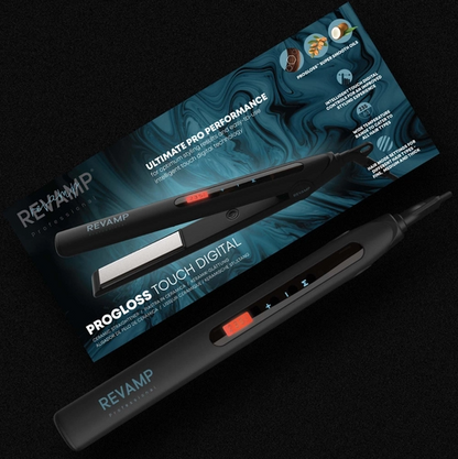 Ceramic hair straightener with digital display Revamp ST-1500-EU