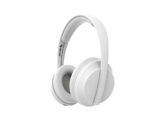 Wireless Bluetooth Headphones with Stylish Design Denver BTH-235W, White