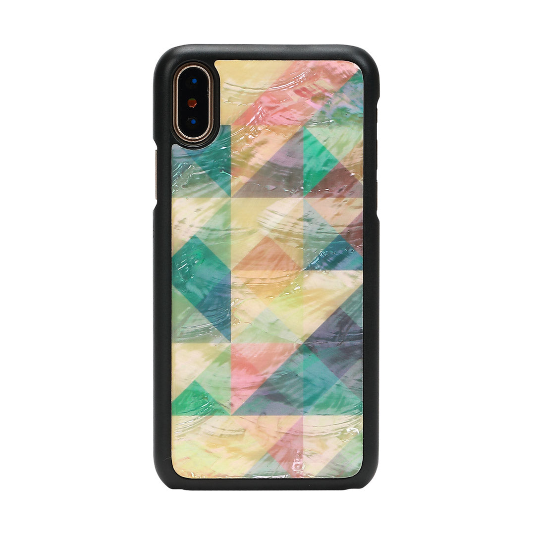 Smartphone case iPhone XS/S mosaic black iKins