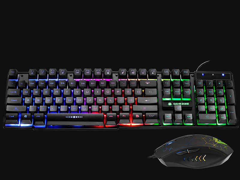 Spēļu tastatūra un pele ar fona apgaismojumu Tracer 47186 REV.2 USB