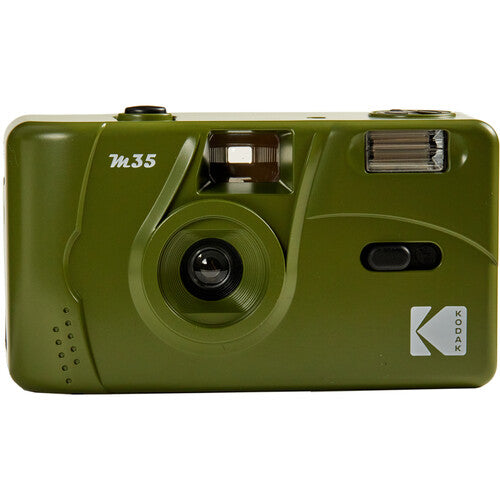 Olive Green Kodak M35 Movie Camera with Flash