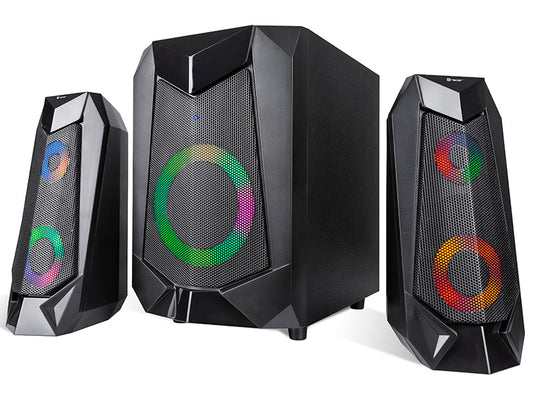 2.1 Multimedia Speaker Set with RGB Lighting - Tracer Hi-Cube