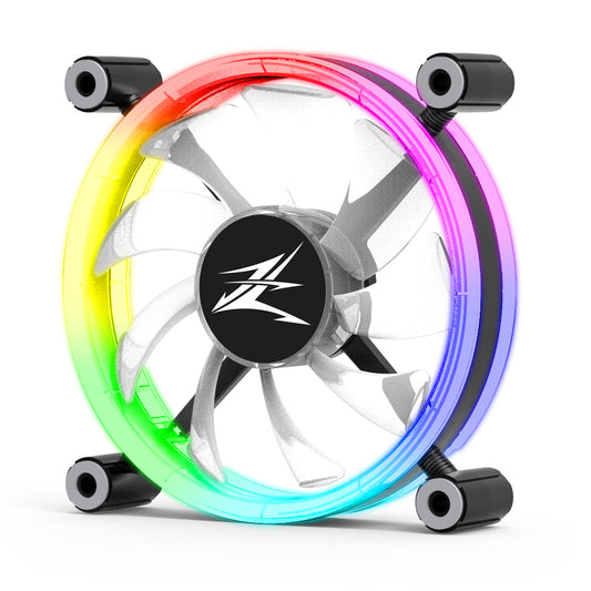 Computer case fan with ARGB lighting, 120mm, Zalman ZM-LF120