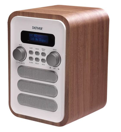 Цифровое радио DAB+ с Bluetooth и FM Denver DAB-48 White