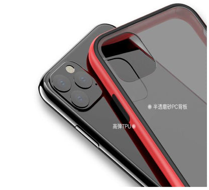 Elegants aizsargvāks ar 360° aizsardzību Comma Joy iPhone 11 Pro, sarkans