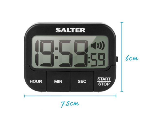 Loud digital kitchen timer Salter 355 BKXCDUEU16