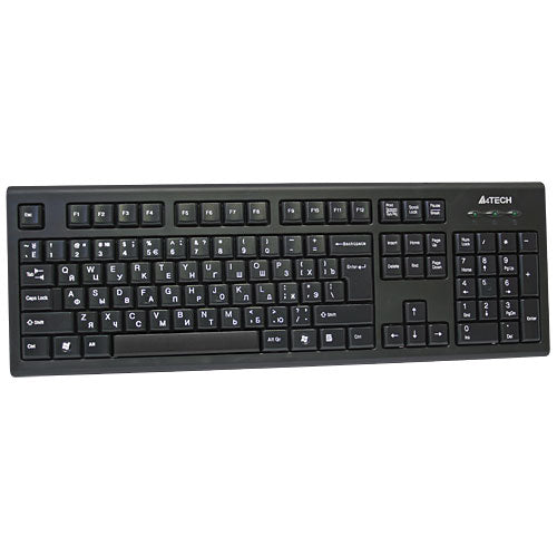 Tastatūra PC/serverim ar USB, QWERTY, A4Tech KR-85