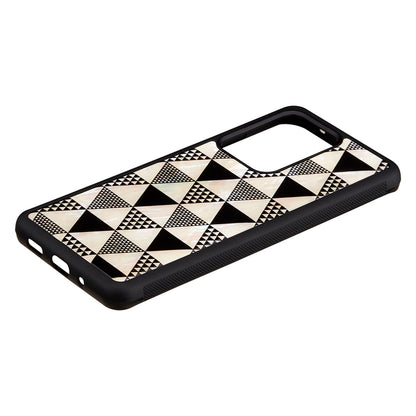 Samsung Galaxy S20 Ultra Black Pyramid Design iKins Cover