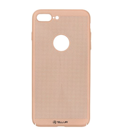 Aizsargvāciņš iPhone 8 Plus ar siltuma izkliedi, Tellur, rozā zelts