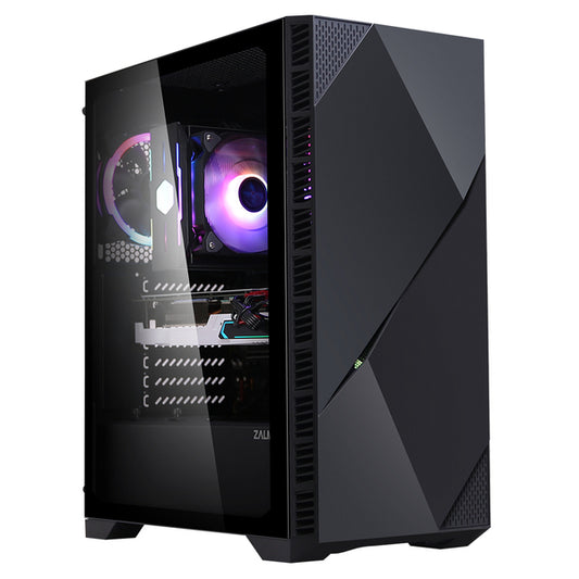 Zalman Z3 Iceberg Black ATX, T/G, вентилятор ARGB x 2