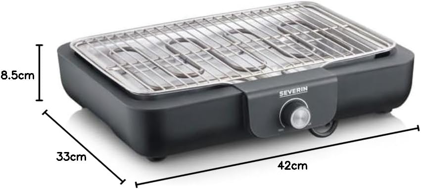 Electric Grill with Adjustable Thermostat Severin PG 8554 