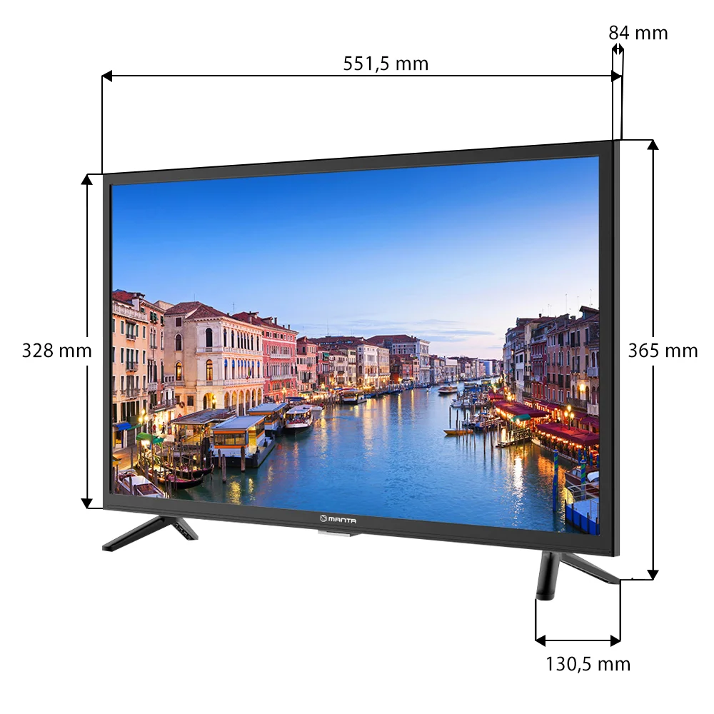 Television Manta 24LHS122T 24" HD DVB-T2 HEVC