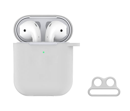 Silicone Cover for AirPods Devia Crystal Series White - Devia Naked
