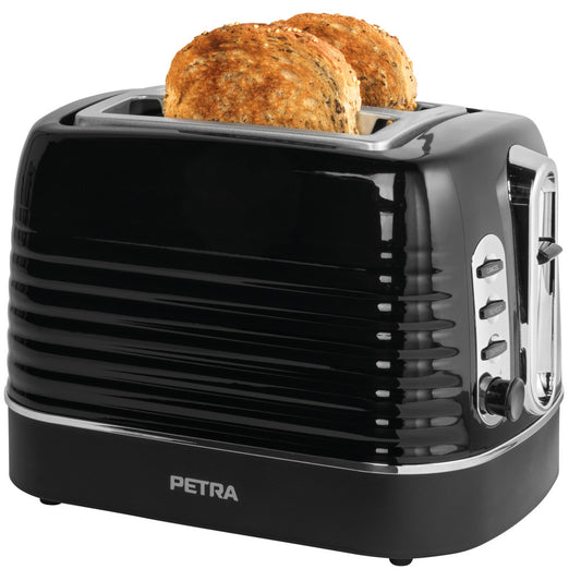 Toaster 2 šķēles Petra Oscuro PT5573BLKVDE