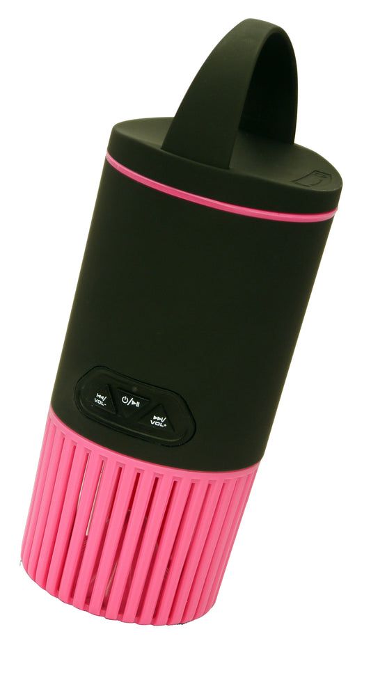 Bluetooth speaker with splash protection, 8-10m, for bathroom - Denver BTS-51 Pink