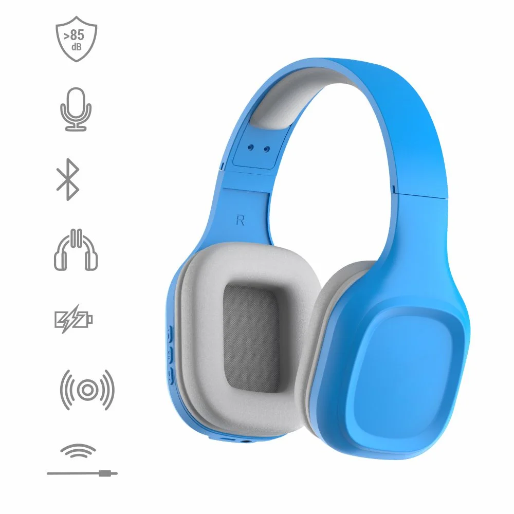 Bluetooth Headphones Blue - Manta HDP802BL