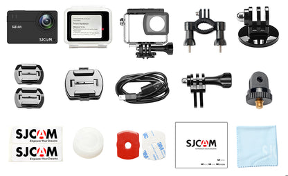 White sports camera with 2.33" IPS screen - SJCAM SJ8 AIR