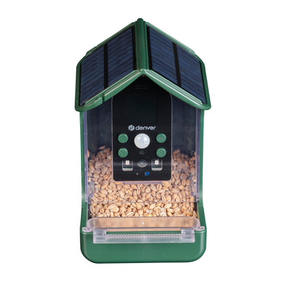 Bird feeder with LCD screen and solar battery Denver BFC-1200