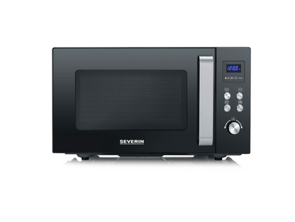 Severin MW 7763 Microwave Oven with Ceramic Base and Grill, 2-in-1, Even Heat Distribution