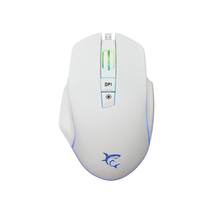 Игровая мышь с RGB-подсветкой, 6400 DPI, White Shark GM-5009