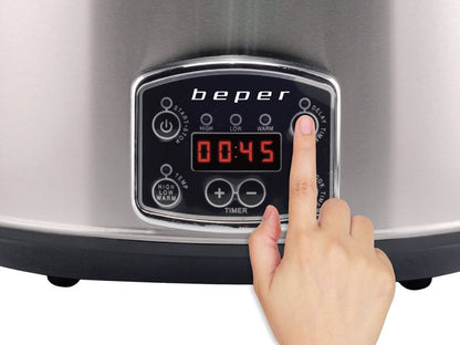 Slow Cooker with Digital Display Beper BC.510