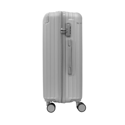 Suitcase Set White Shark Guardian 20" and 24" Silver