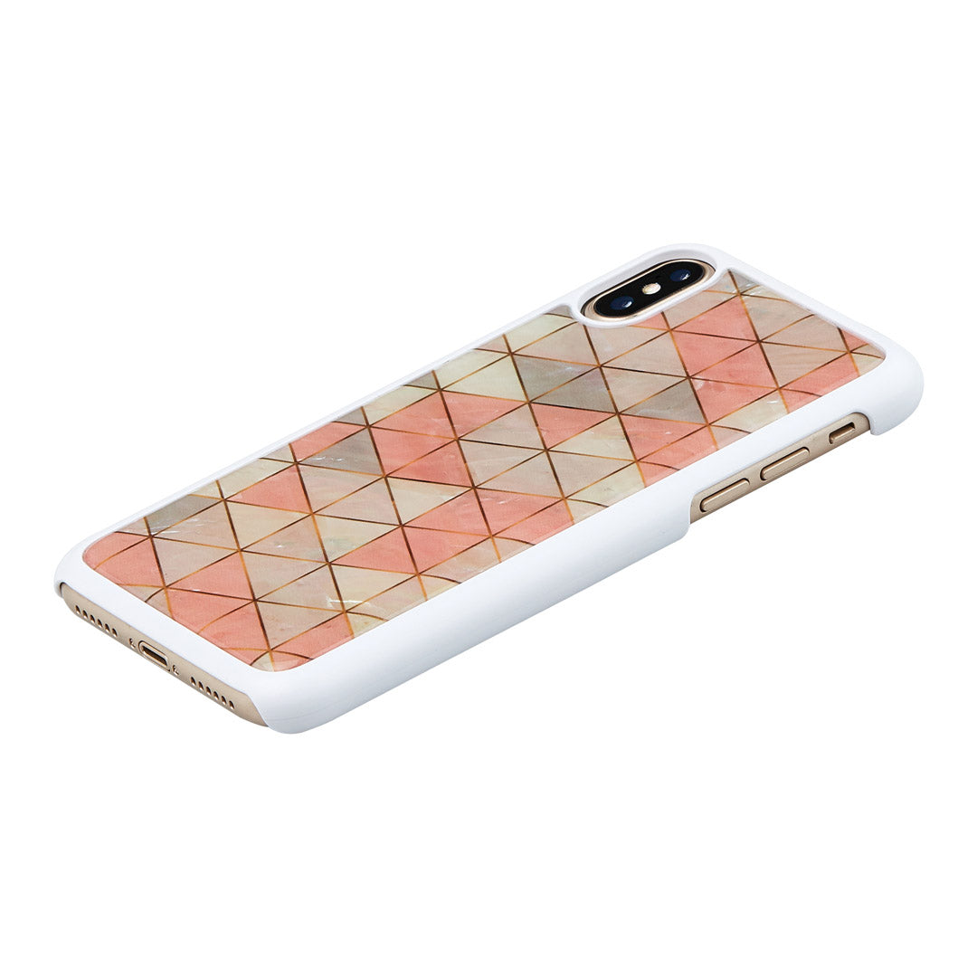 Smartphone case with polycarbonate and mother-of-pearl from iKins iPhone XS/S