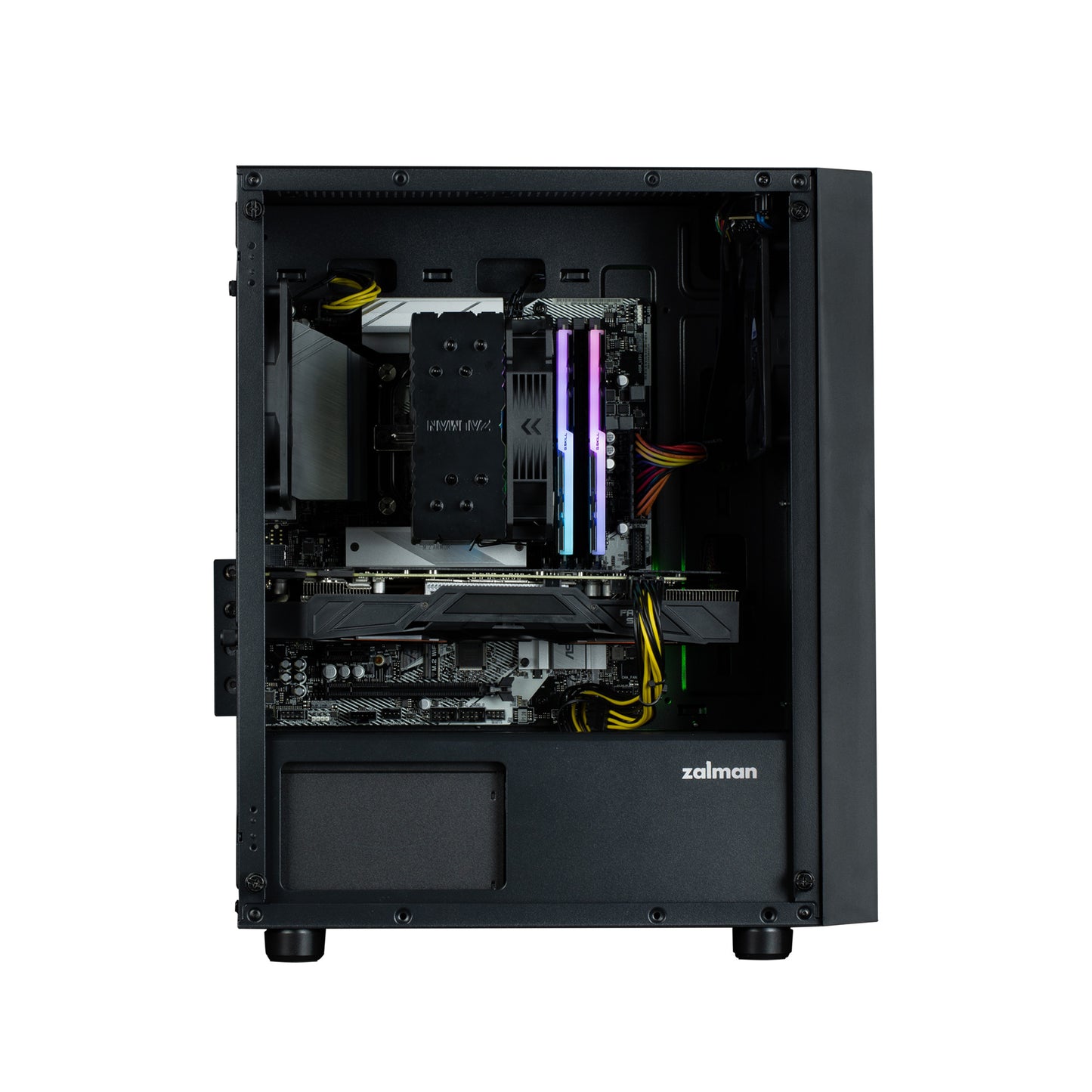 mATX Mini-Tower Korpuss ar Ventilatoriem, Zalman T3 Plus