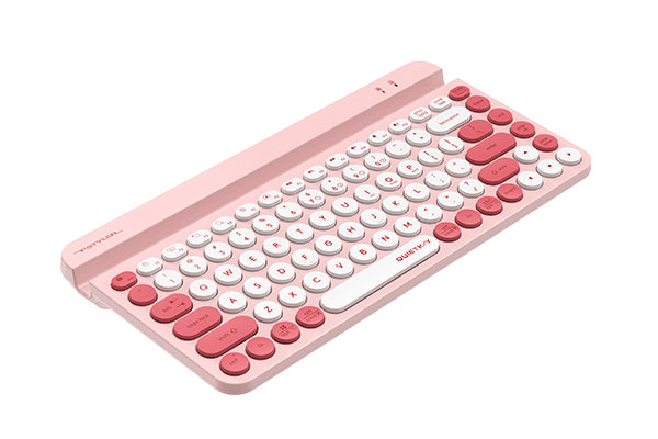 Bezvadu tastatūra ar QuietKey tehnoloģiju A4Tech FStyler FBK30 Raspberry