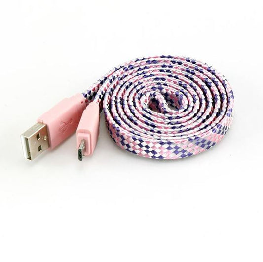 Sbox USB-&gt;Micro USB 2.0 M/M 1 м, цветной блистер, розовый USB-103CF-P