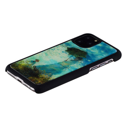 Smartphone case with mother-of-pearl for iPhone 11 Pro, iKins, black