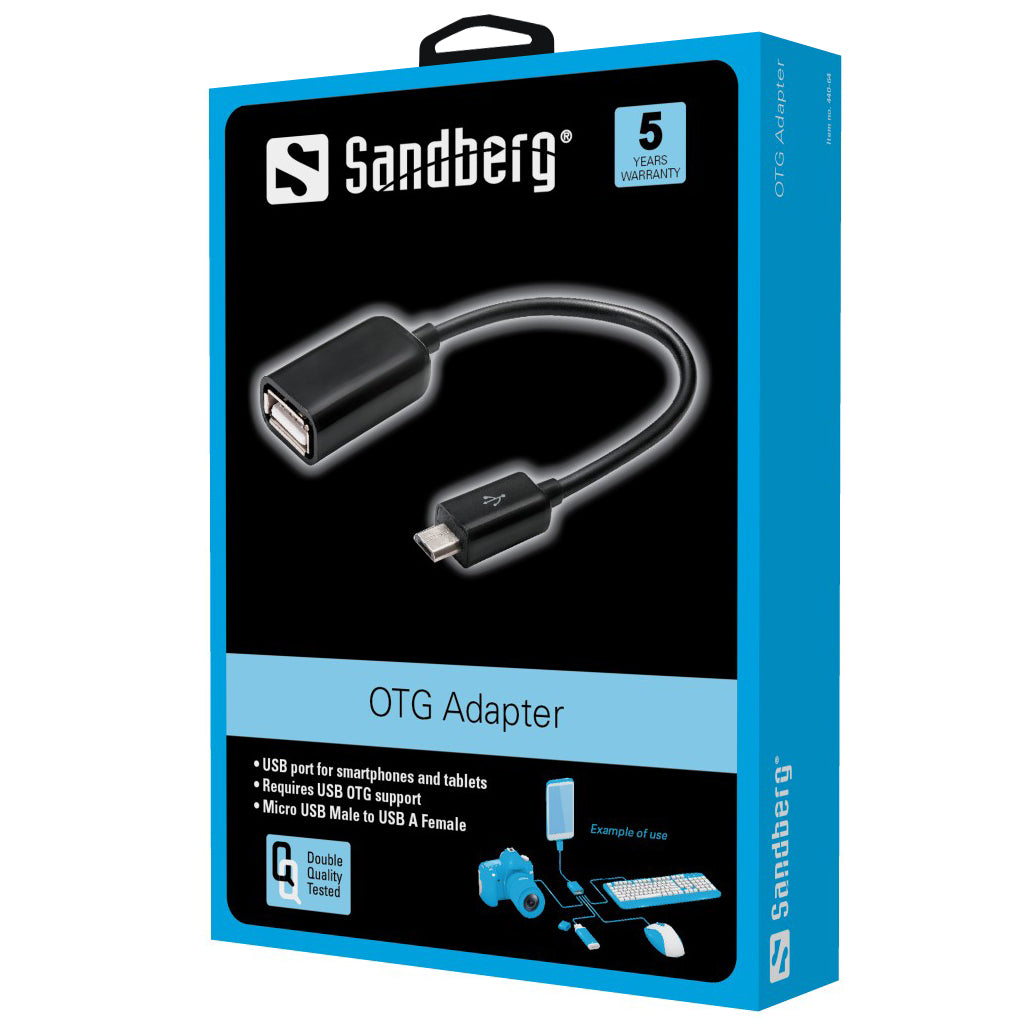 Sandberg 440-64 OTG адаптер MicroUSB M - USB F