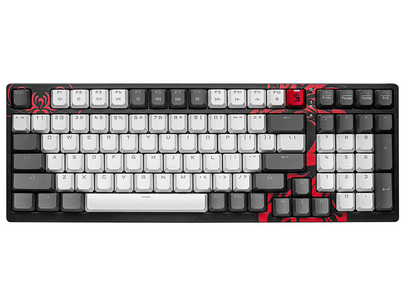 Kompakta mehāniskā tastatūra ar RGB apgaismojumu, A4Tech Bloody S98