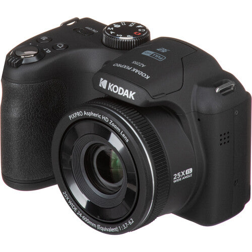 Digital camera with 25x zoom and Full HD - Kodak AZ255 Black