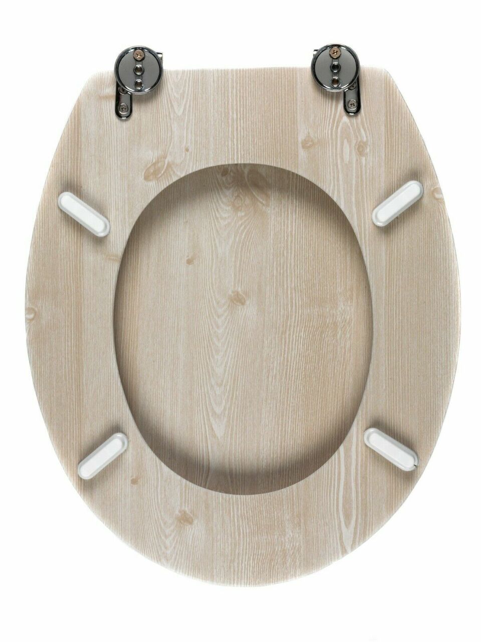 PVC veneer toilet seat, moisture resistant, Beldray LA033710WOKEU7