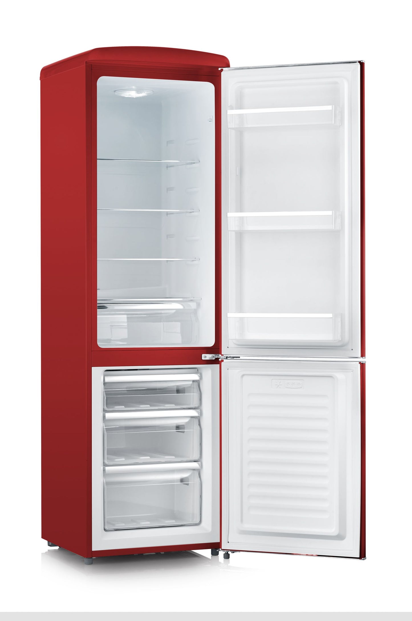 Retro Refrigerator, Red, 255L - Severin RKG 8920