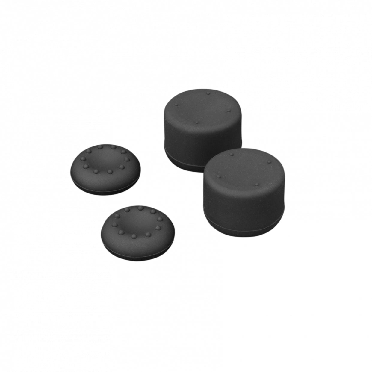White Shark PS5-817 Wheezer Black Silicone Thumb Grips for PS5 Controller, Black
