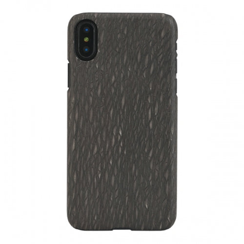 Cover for smartphone made of natural wood iPhone X/XS, Carbalho Black